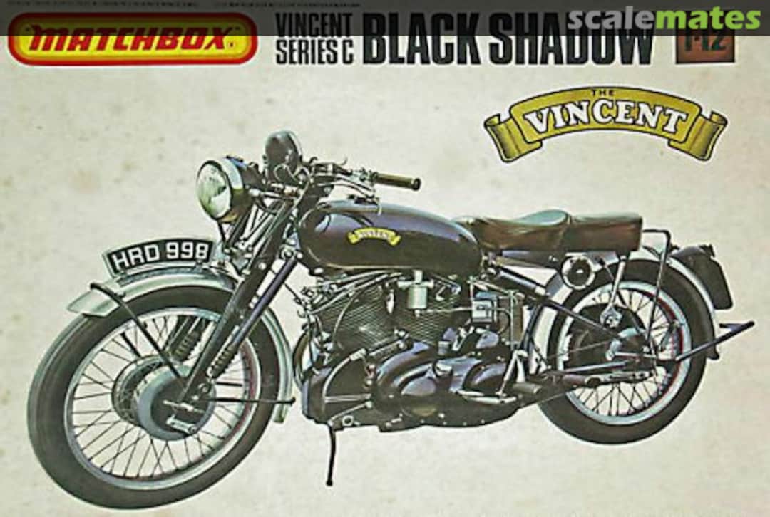 Boxart Vincent Series C Black Shadow PK-703 Matchbox Boxart Vincent Series C Black Shadow PK-703 Matchbox