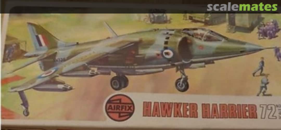 Boxart Hawker Harrier 02036-5 Airfix Boxart Hawker Harrier 02036-5 Airfix