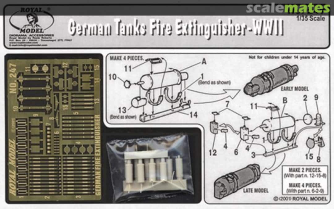 Boxart German Tanks Fire Extingusher 247 Royal Model Boxart German Tanks Fire Extingusher 247 Royal Model