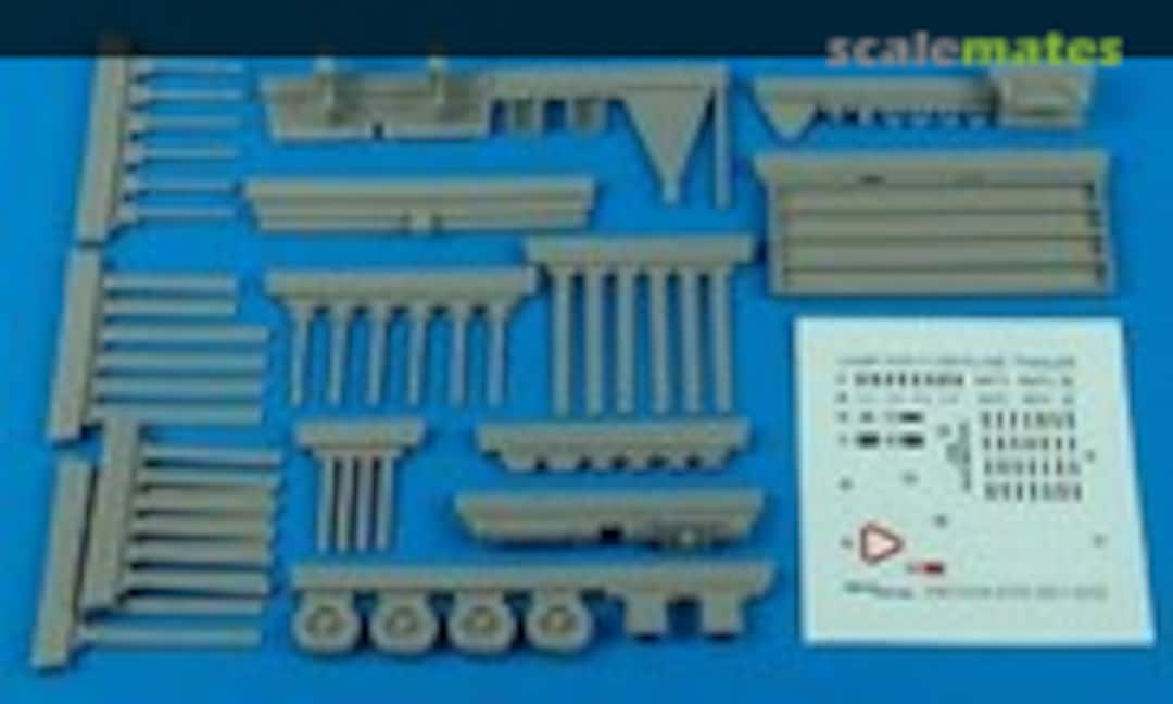 1:48 USAF F-2A flightline trailer (steel platform with racks) (Aerobonus 480 049) 480 049