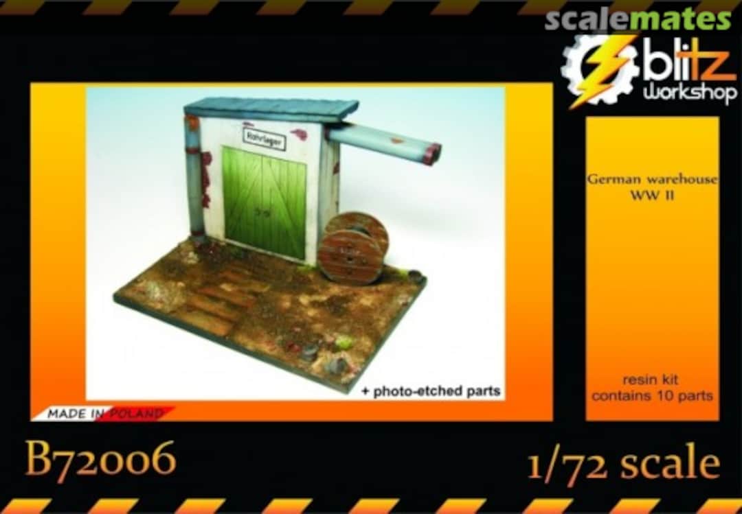 Boxart German warehouse WW II B72006 Blitz Workshop Boxart German warehouse WW II B72006 Blitz Workshop