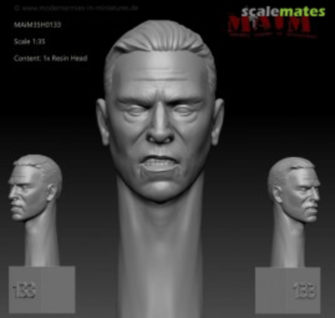 Boxart Character Head - Anger Face Impression #0133 MAIM35H0133 MAiM Boxart Character Head - Anger Face Impression #0133 MAIM35H0133 MAiM