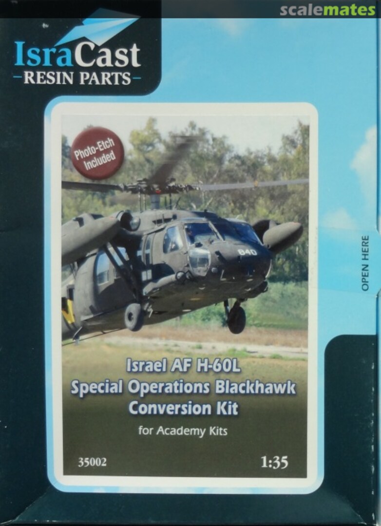 Boxart Israeli AF H-60L Special Operations Blackhawk Conversion Kit 35002 IsraCast Boxart Israeli AF H-60L Special Operations Blackhawk Conversion Kit 35002 IsraCast