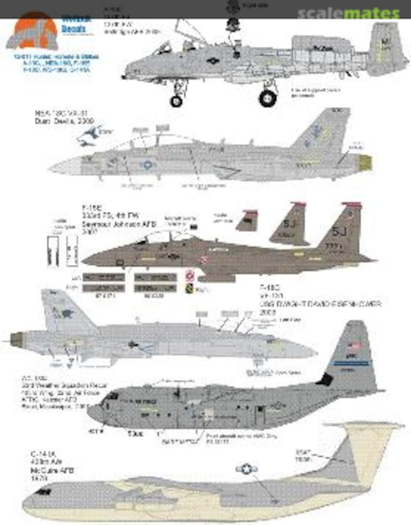 Boxart Hunters Hornets & Strikes 72-017 Wolfpak Decals Boxart Hunters Hornets & Strikes 72-017 Wolfpak Decals