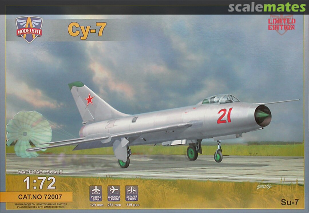 Boxart Su-7 72007 ModelSvit