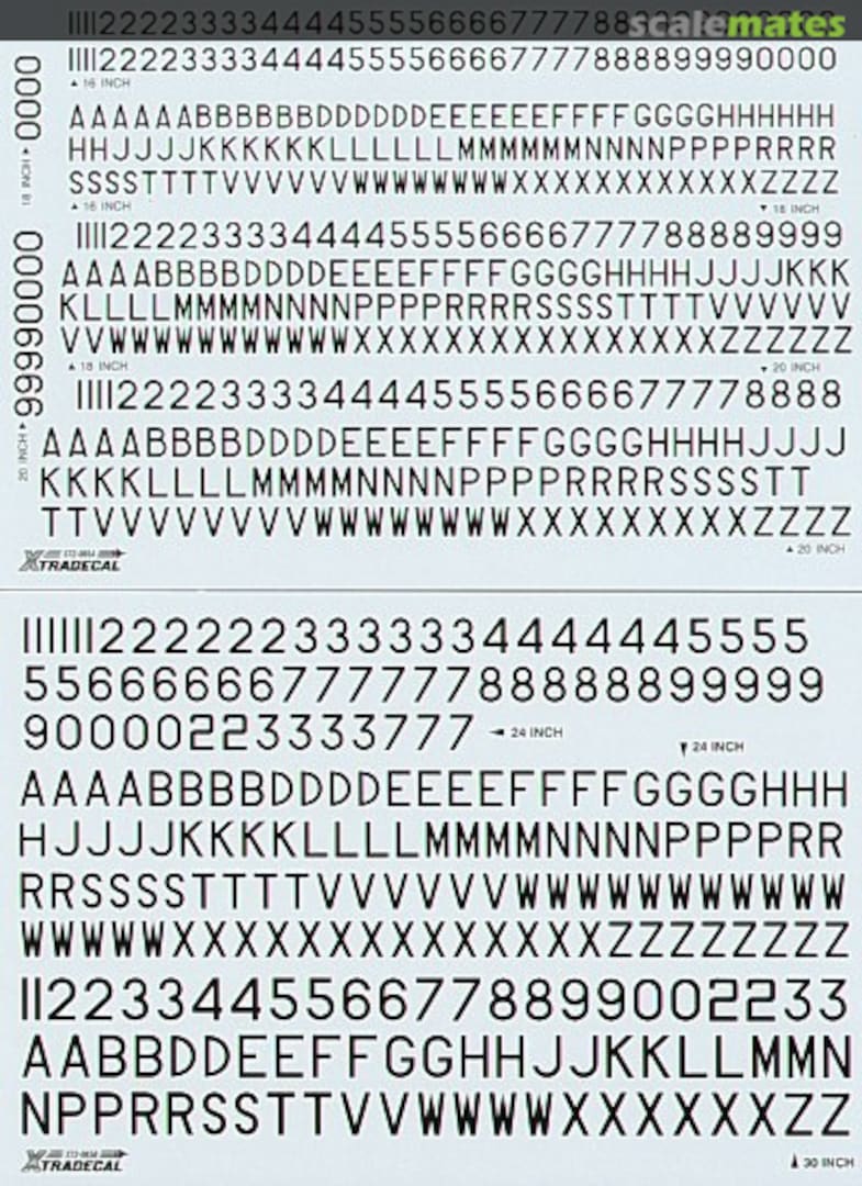 Boxart RAF Post War Serial Letters and Numbers, Black. 16', 18', 20', 24', 30', 36', 48' X72065 Xtradecal Boxart RAF Post War Serial Letters and Numbers, Black. 16', 18', 20', 24', 30', 36', 48' X72065 Xtradecal