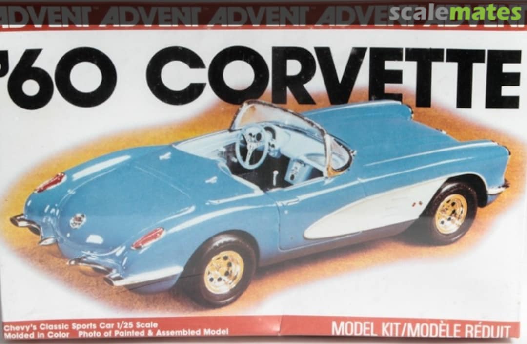 Boxart 1960 Corvette 3104 Advent Boxart 1960 Corvette 3104 Advent