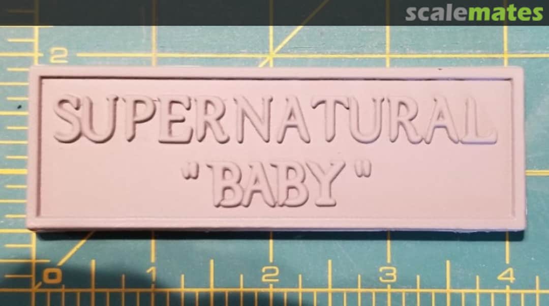 Boxart Supernatural Impala Nameplate  Pestilence Labs