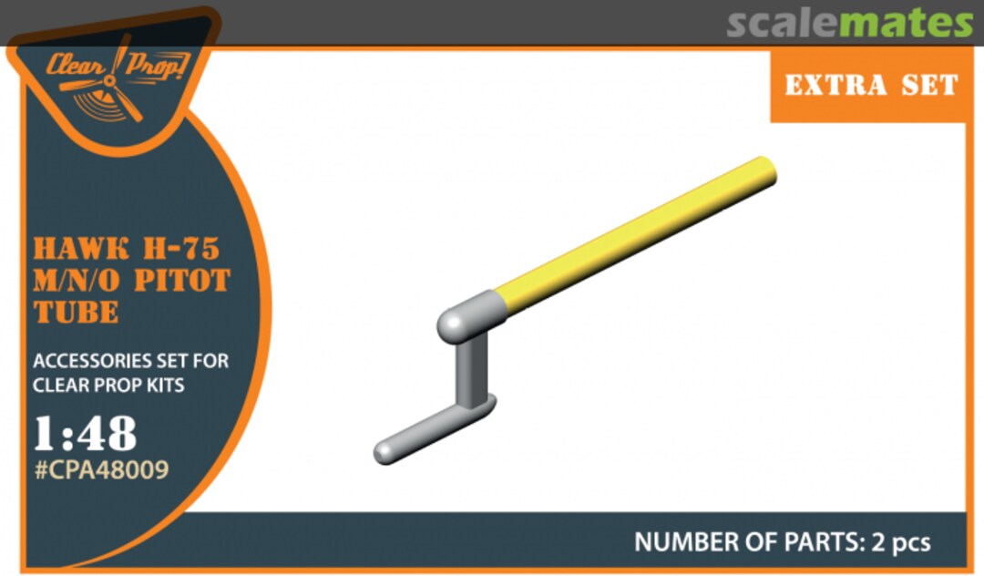 Boxart Hawk H-75 M/N/O pitot tube CPA48009 Clear Prop!