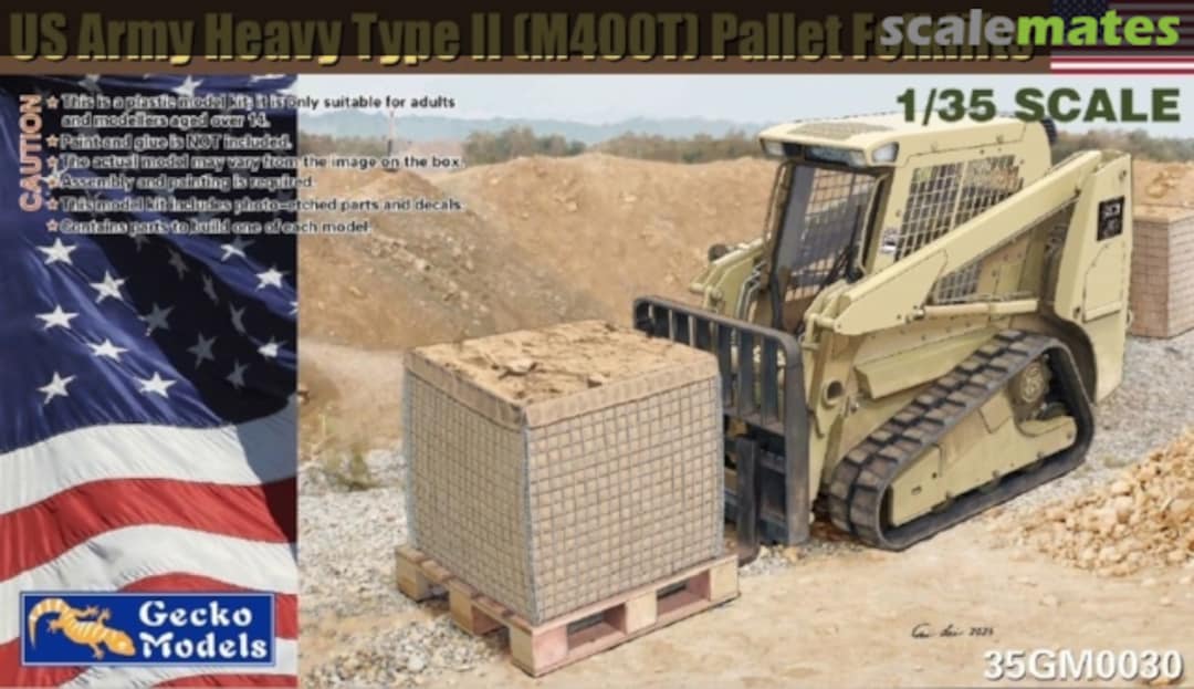 Boxart Heavy Type II (M400T) Pallet Forklift 35GM0030 Gecko Models Boxart Heavy Type II (M400T) Pallet Forklift 35GM0030 Gecko Models