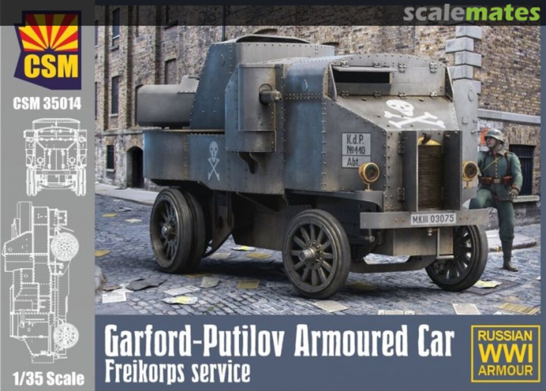 Boxart Garford-Putilov Armoured Car CSM35014 Copper State Models Boxart Garford-Putilov Armoured Car CSM35014 Copper State Models