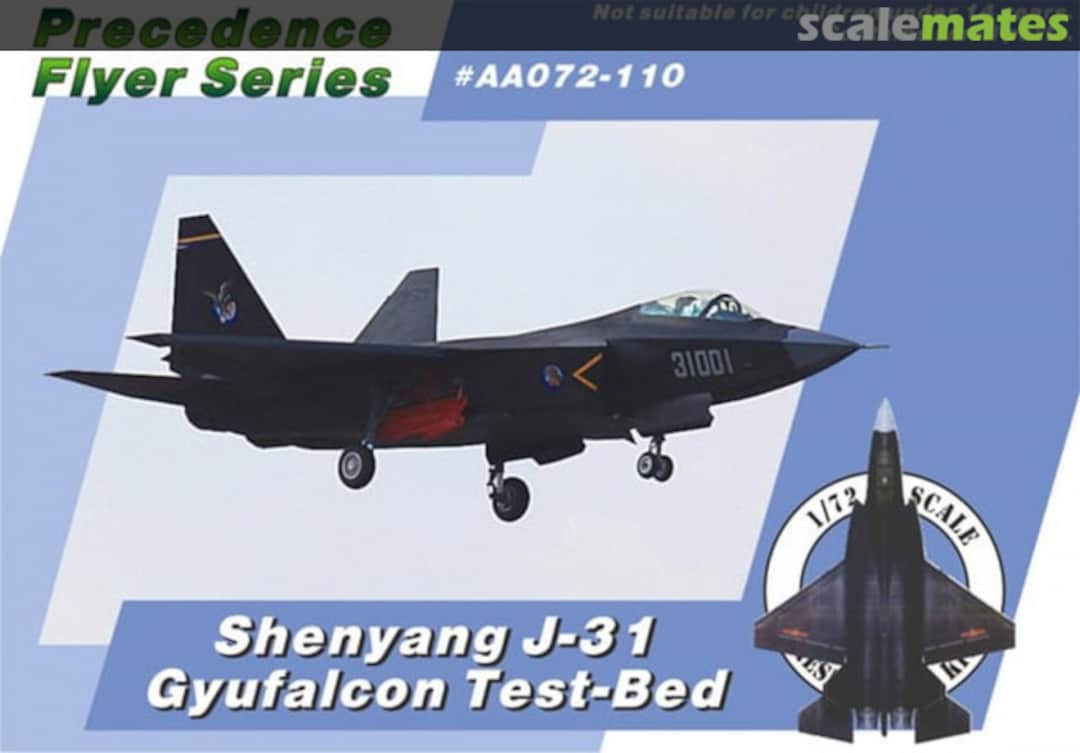 Boxart Shenyang J-31 Gyrfalcon Fifth fighter prototype AA-2110 Anigrand Craftswork Boxart Shenyang J-31 Gyrfalcon Fifth fighter prototype AA-2110 Anigrand Craftswork