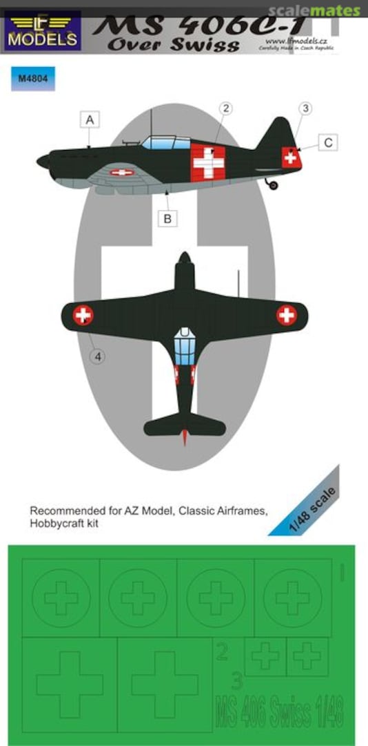 Boxart MS 406C-1 Over Swiss M4804 LF Models Boxart MS 406C-1 Over Swiss M4804 LF Models