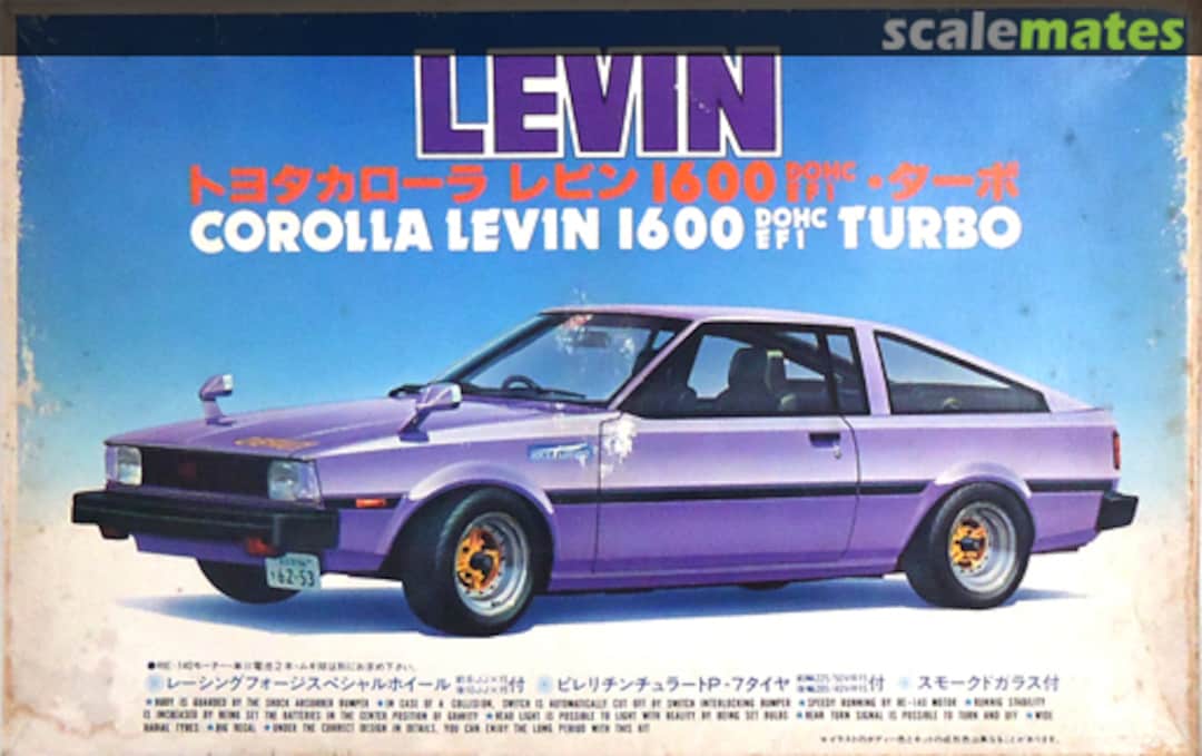 Boxart Toyota Corolla Levin 1600 DOHC-EFI Turbo ST-5 Fujimi Boxart Toyota Corolla Levin 1600 DOHC-EFI Turbo ST-5 Fujimi