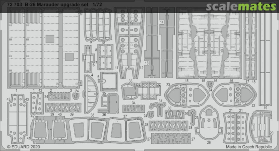 Boxart B-26 Marauder upgrade set 72703 Eduard Boxart B-26 Marauder upgrade set 72703 Eduard