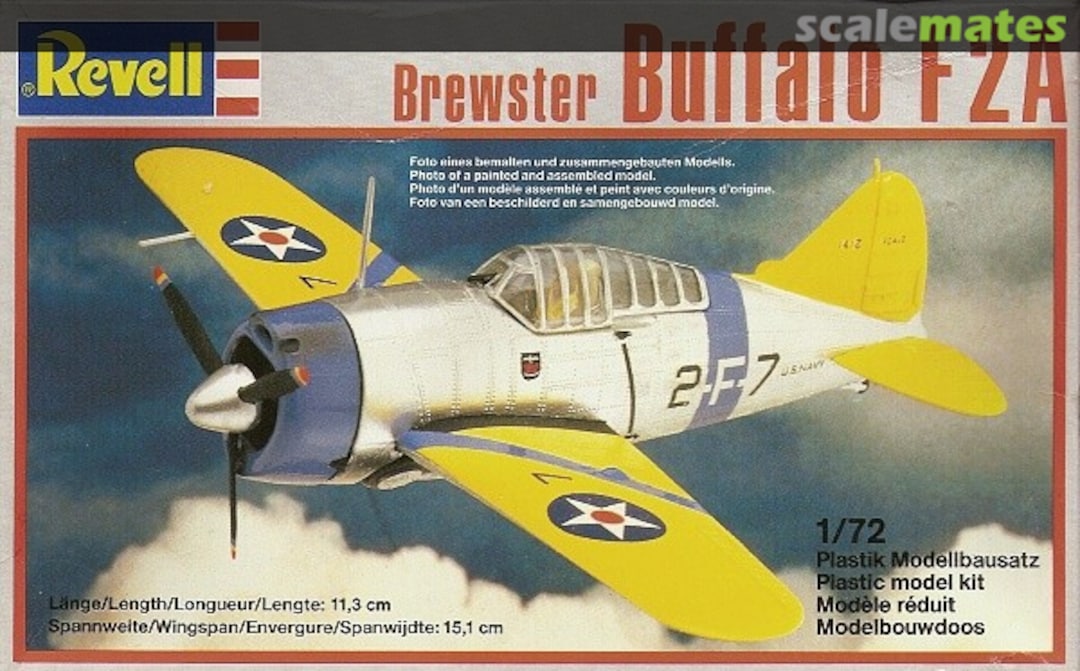 Boxart Brewster F2A Buffalo 4172 Revell Boxart Brewster F2A Buffalo 4172 Revell