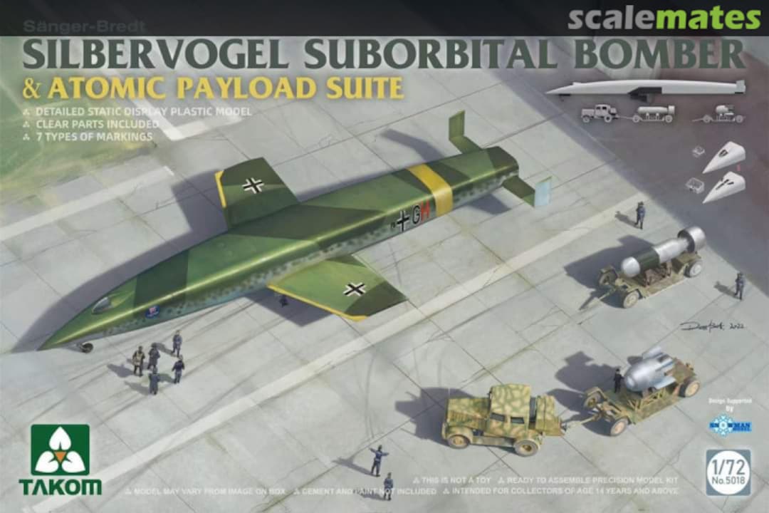 Boxart Silbervogel Suborbital Bomber 5018 Takom Boxart Silbervogel Suborbital Bomber 5018 Takom
