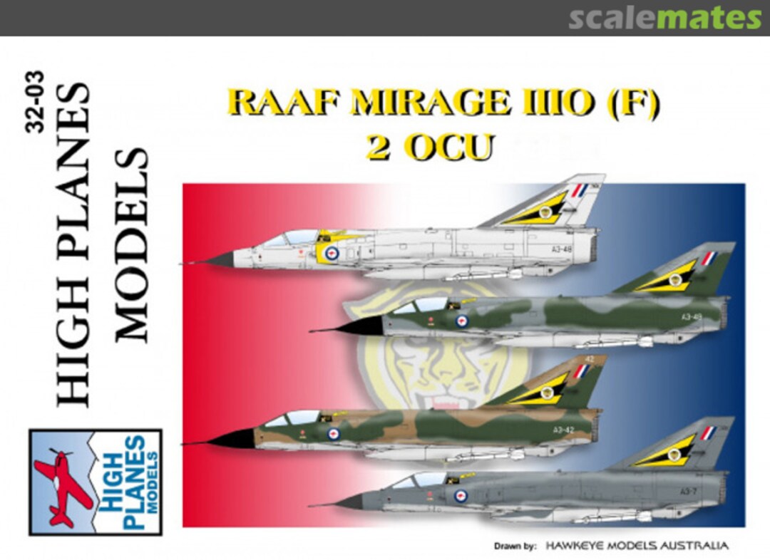 Boxart RAAF Mirage IIIO (F) 32-03 High Planes Models Boxart RAAF Mirage IIIO (F) 32-03 High Planes Models