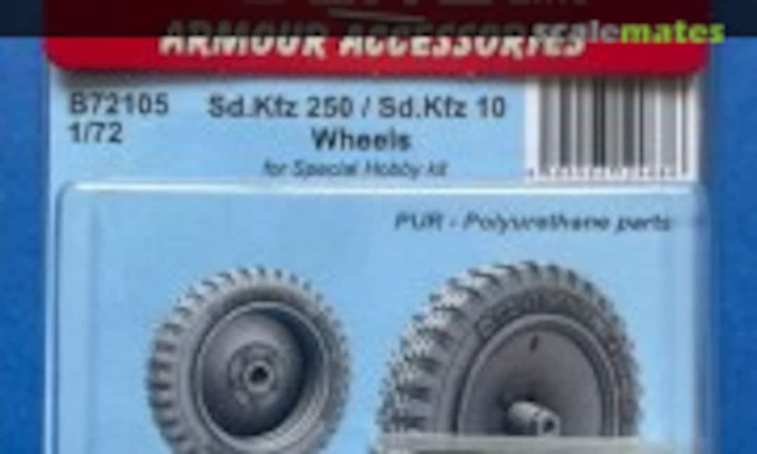 1:72 Sd.Kfz 250 / Sd.Kfz 10 Wheels (CMK B72105) B72105