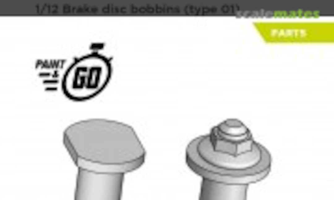 1:12 Brake disc bobbins (Decalcas DCL-PAR108) DCL-PAR108