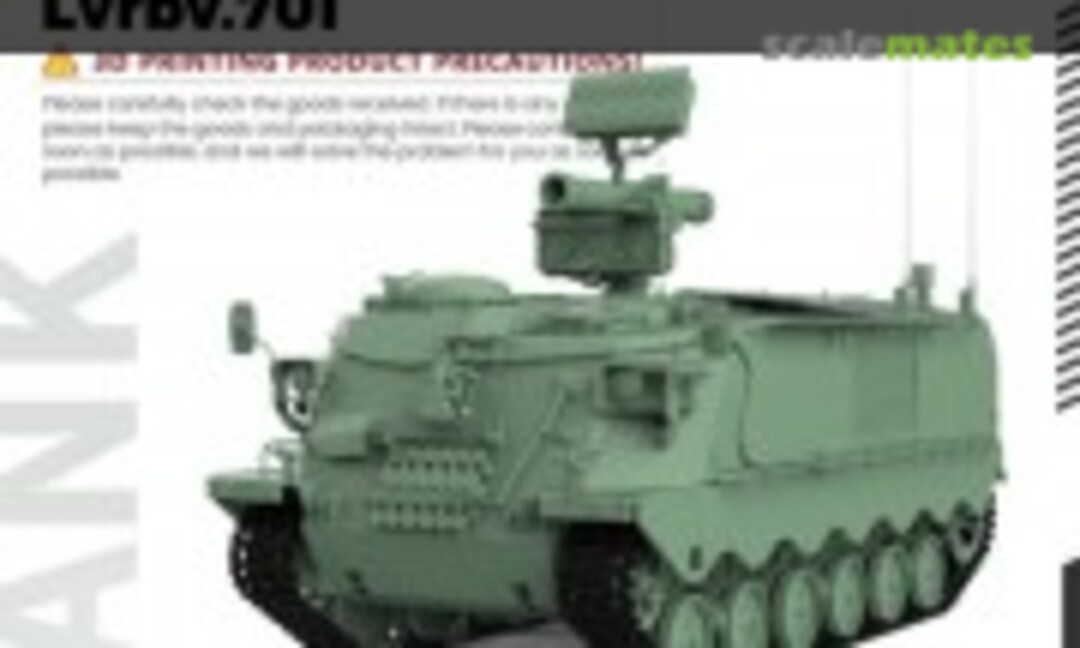 1:144 Sweden Luftvärnsrobotbandvagn Lvrbv.701 (SSMODEL 144744) 144744