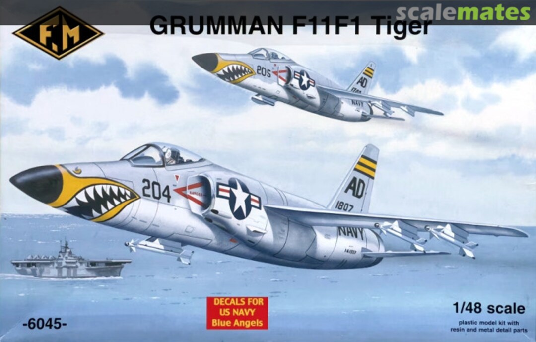 Boxart GRUMMAN F11F1 Tiger 6045 Fonderie Miniature