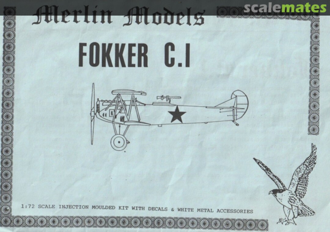 Boxart Fokker C.I No 43 Merlin Models Boxart Fokker C.I No 43 Merlin Models
