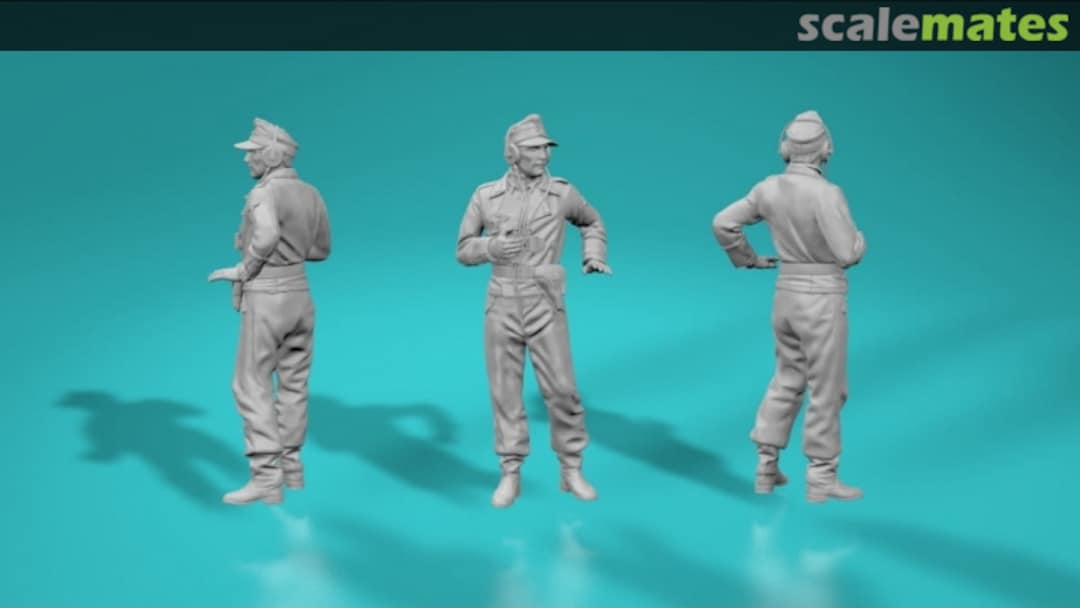 Boxart German Tank Crew - full figure - version 10a 99200180-72 EMP3d Boxart German Tank Crew - full figure - version 10a 99200180-72 EMP3d