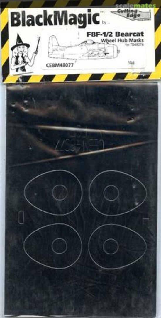 Boxart F8F-1/2 Wheel Hub Masks CEBM48077 Cutting Edge Modelworks