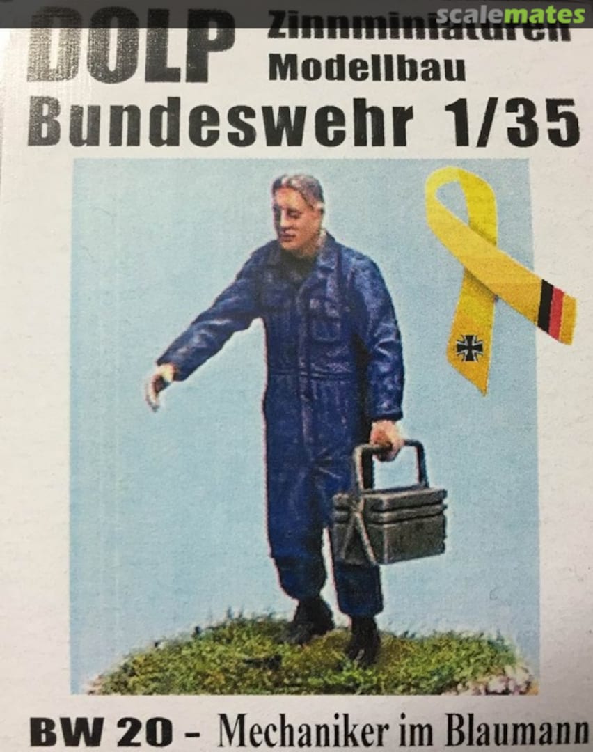 Boxart Mechaniker im Blaumann BW 20 DOLP-Modellbau Boxart Mechaniker im Blaumann BW 20 DOLP-Modellbau