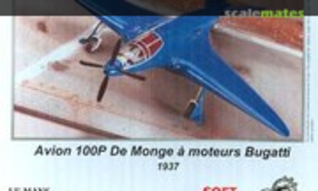1:43 Avion 100P De Monge à moteurs Bugatti (Le Mans Miniatures AV143001) AV143001