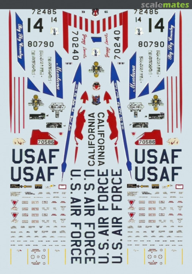 Boxart F-106 Delta Darts #5 72-197 Microscale