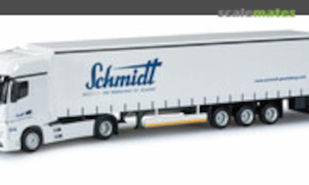Mercedes-Benz Actros Gigaspace Gardinenplanen-Sattelzug &quot;Schmidt&quot; (Herpa 913881)