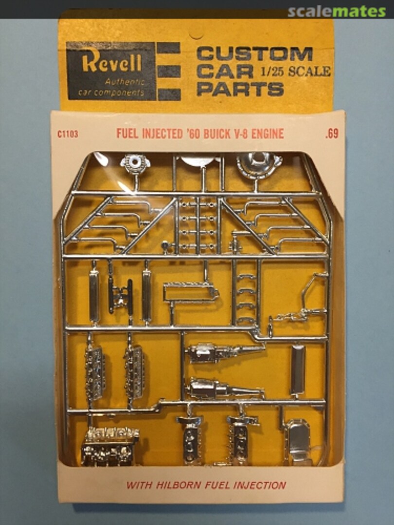 Boxart Fuel Injected '60 Buick V-8 Engine C1103 Revell Boxart Fuel Injected '60 Buick V-8 Engine C1103 Revell