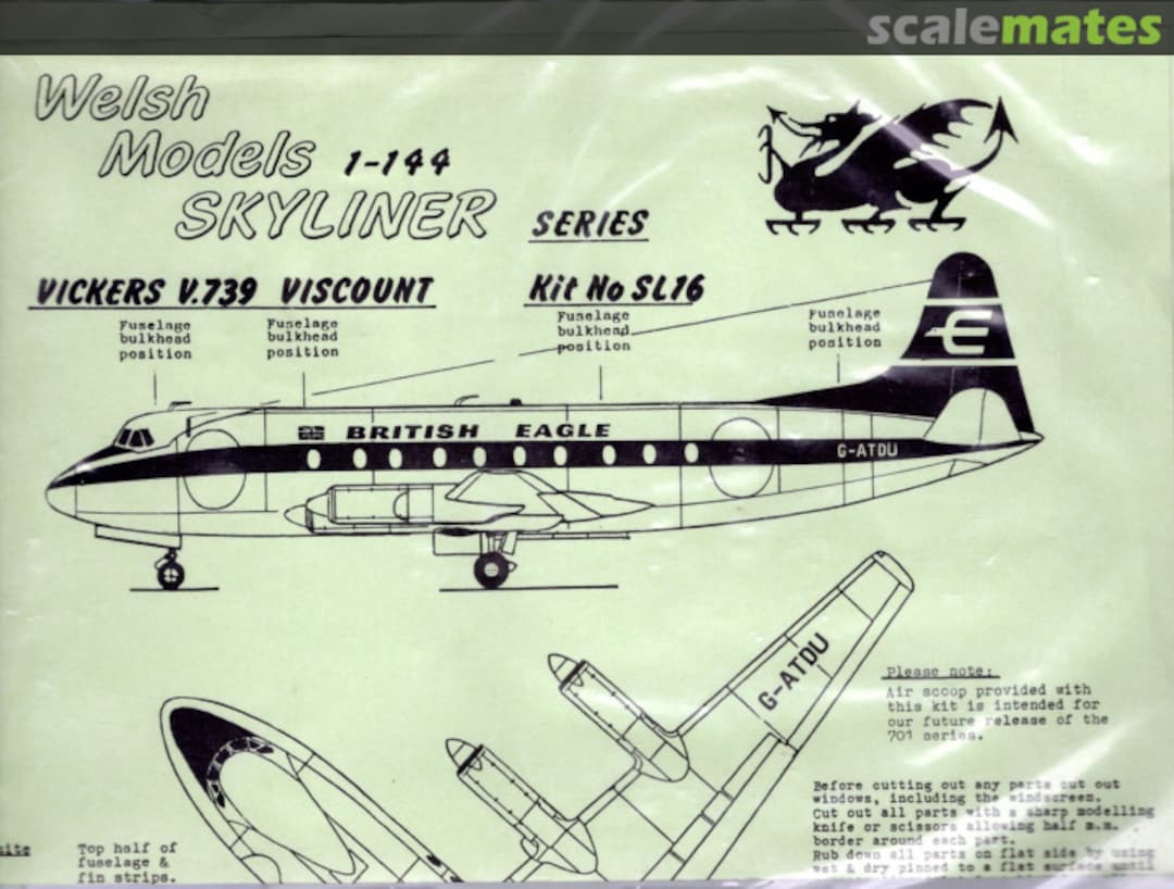 Boxart Vickers V.739 Viscount SL016 Welsh Models Boxart Vickers V.739 Viscount SL016 Welsh Models