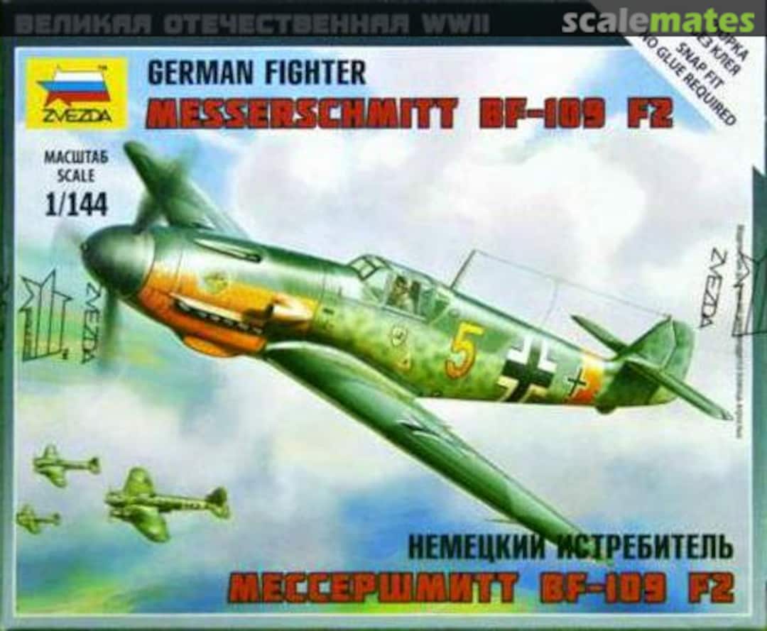 Boxart Messerschmitt Bf-109 F2 6116 Zvezda Boxart Messerschmitt Bf-109 F2 6116 Zvezda