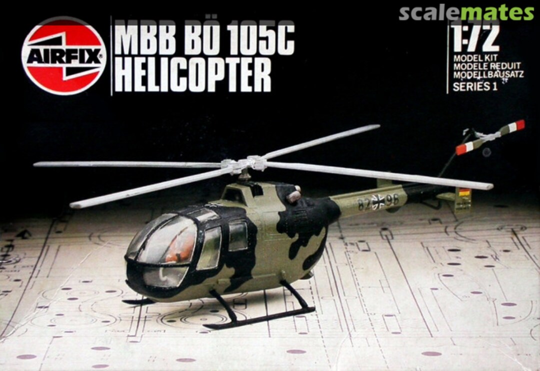 Boxart MBB Bö 105C 9 61068 Airfix Boxart MBB Bö 105C 9 61068 Airfix