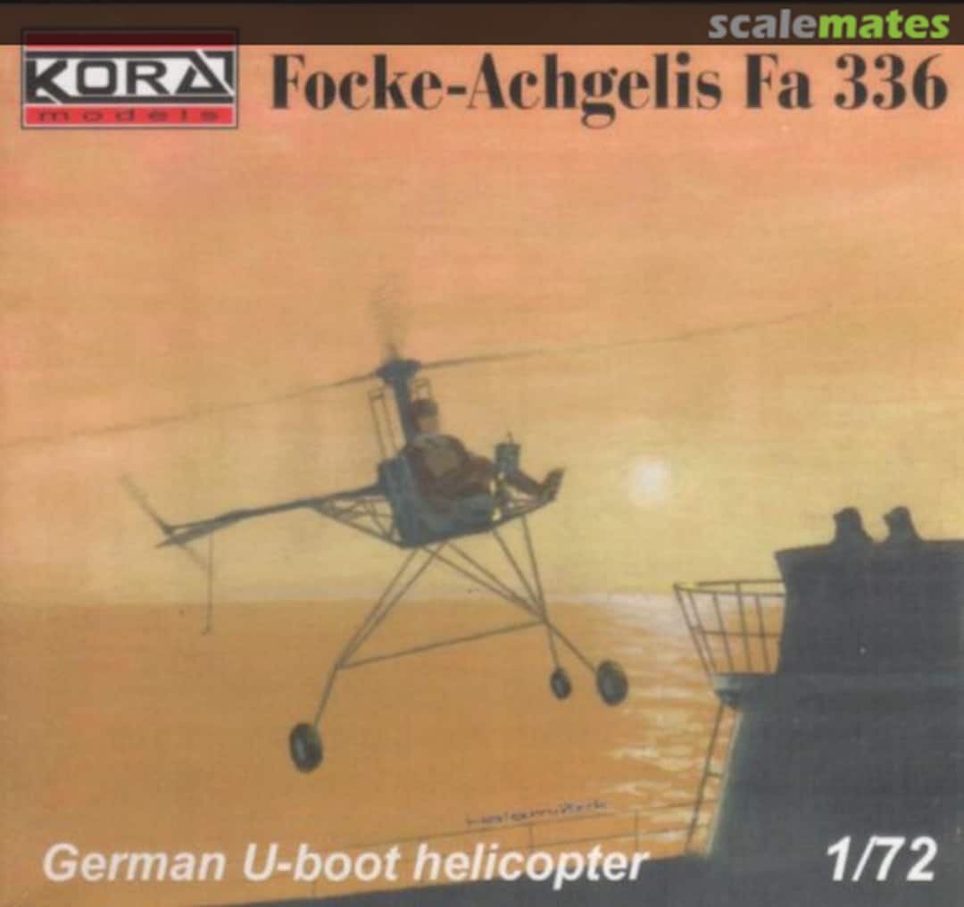 Boxart Focke-Achgelis Fa 336 7203 Kora Models Boxart Focke-Achgelis Fa 336 7203 Kora Models