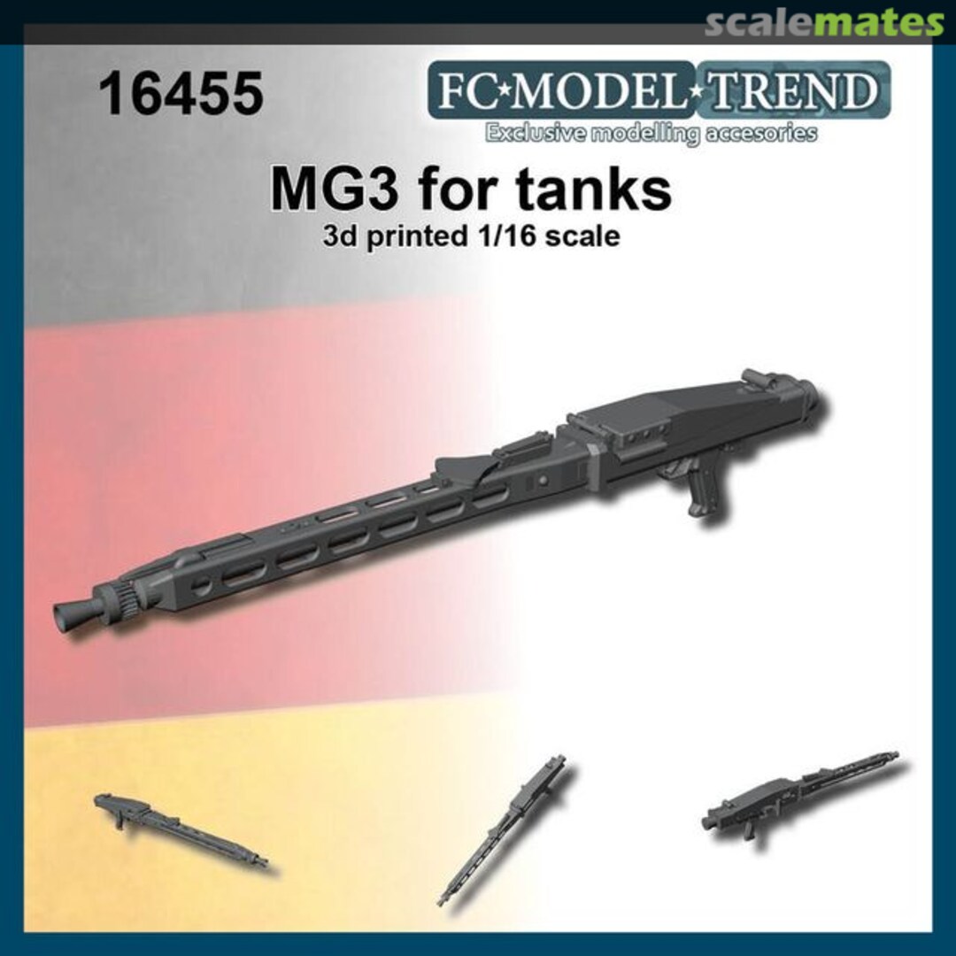 Boxart MG3 for AFV 16455 FC Model Trend Boxart MG3 for AFV 16455 FC Model Trend