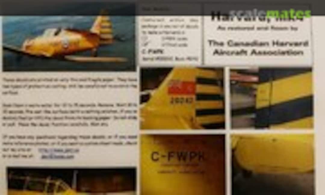 1:72 Harvard, Mk4 (JBOT Decals 41-11-72) 41-11-72