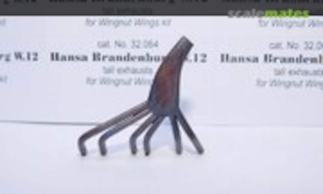 1:32 1/32 HANSA BRANDENBURG W.12 \TALL EXHAUST (REXx 32064) 32064