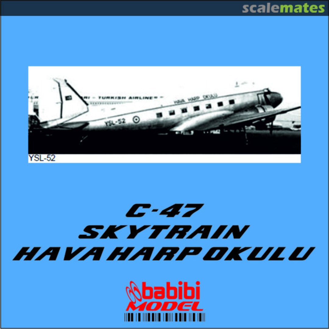 Boxart C-47 Skytrain Dbt-01161 Babibi model Boxart C-47 Skytrain Dbt-01161 Babibi model