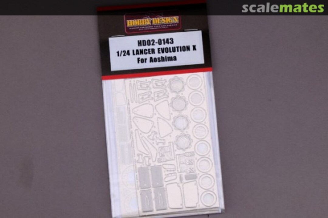 Boxart Mitsubishi Lancer Evo X HD02-0143 Hobby Design Boxart Mitsubishi Lancer Evo X HD02-0143 Hobby Design