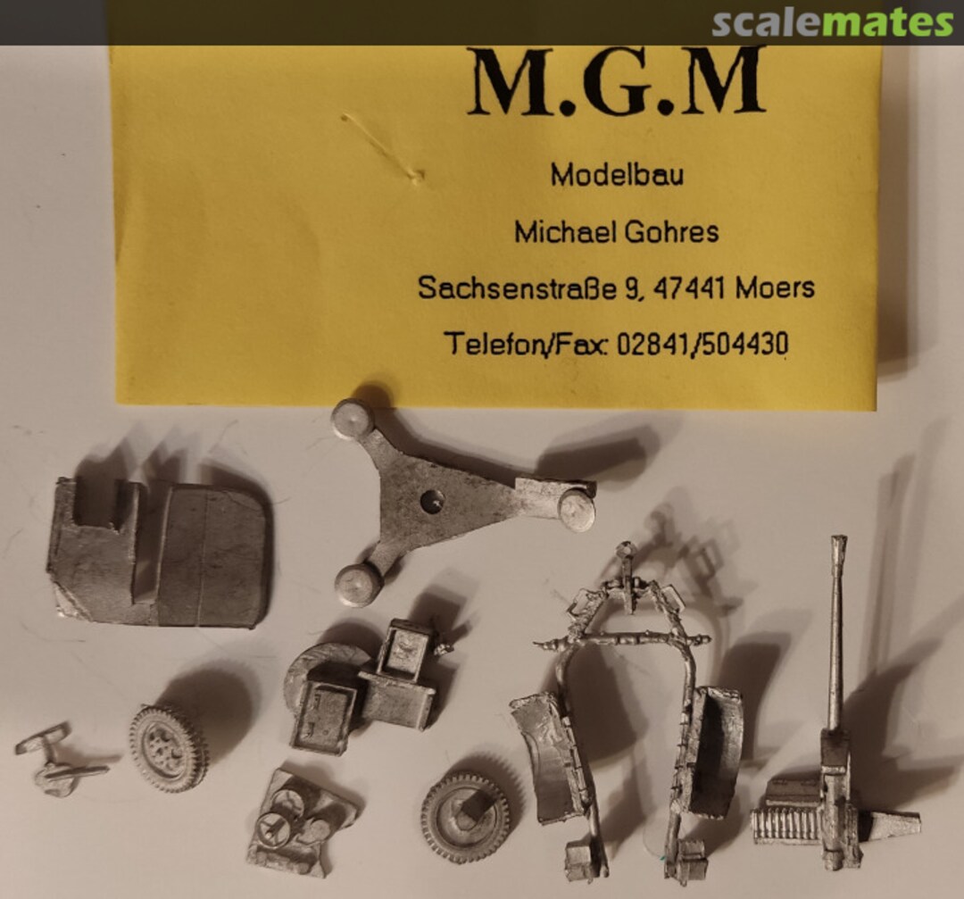 Boxart Sd.ah 58 mit 3,7cm FLAK 43 80/19 M.G.M. Boxart Sd.ah 58 mit 3,7cm FLAK 43 80/19 M.G.M.