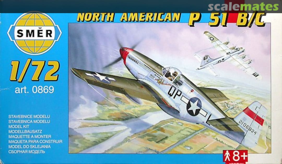 Boxart North American P-51B/C 0869 Směr
