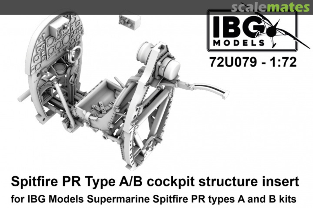 Boxart Supermarine Spitfire PR Type A/B Cockpit 72U079 IBG Models Boxart Supermarine Spitfire PR Type A/B Cockpit 72U079 IBG Models