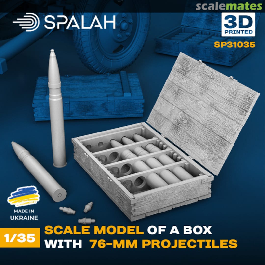Boxart Box with 76-mm projectiles SP31035 Spalah