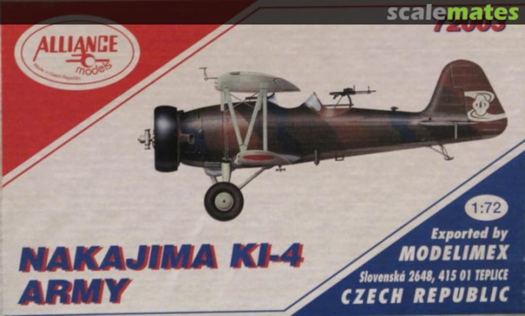 Boxart Nakajima Ki-4 Army 72003 Alliance Models