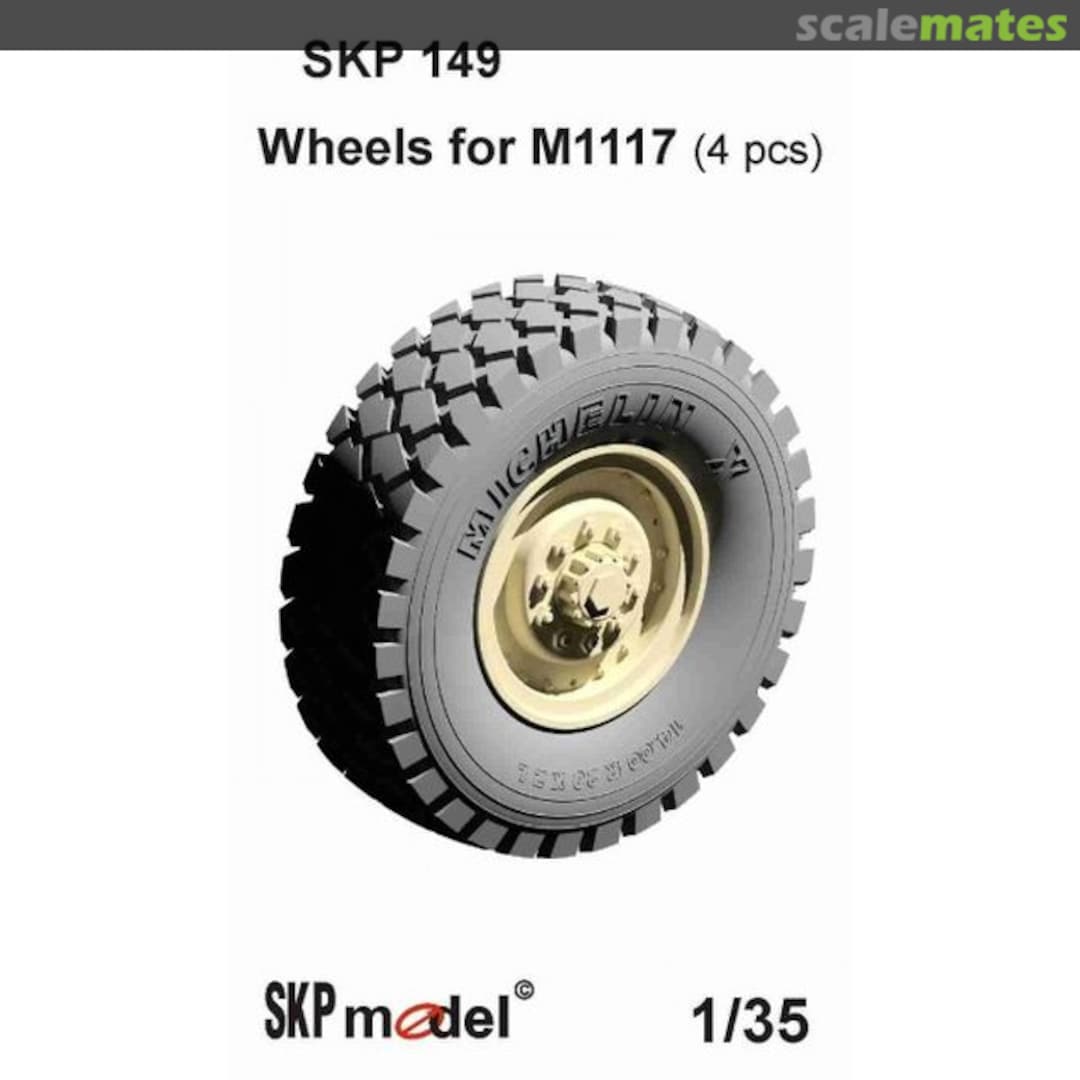 Boxart M1117 Wheel Set SKP 149 SKP model Boxart M1117 Wheel Set SKP 149 SKP model