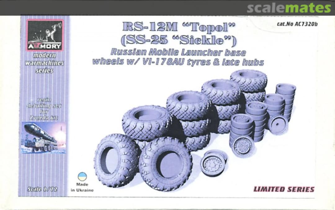 Boxart RS-12M 'Topol' (SS-25 'Sickle') AC7320b Armory Boxart RS-12M 'Topol' (SS-25 'Sickle') AC7320b Armory